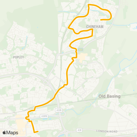 Stagecoach South  map