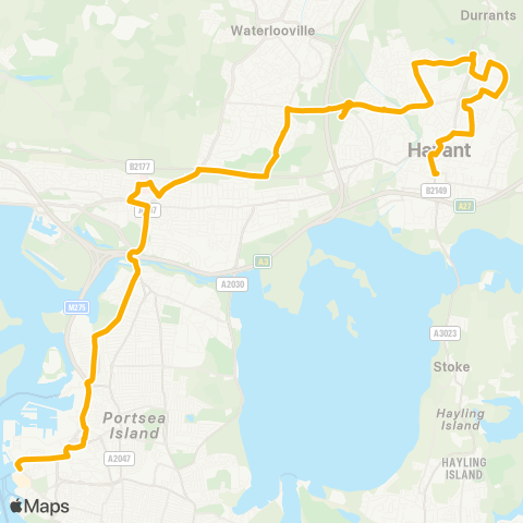 Stagecoach South  map