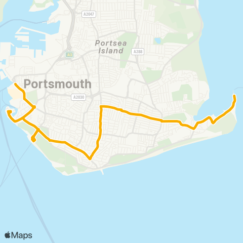 Stagecoach South  map