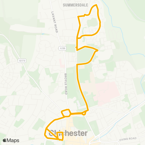 Stagecoach South  map