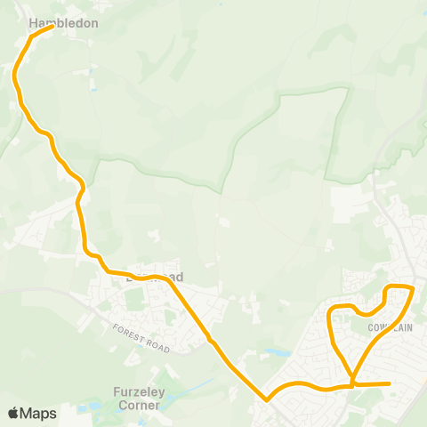 Stagecoach South  map