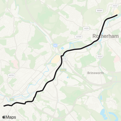 Supertram  map