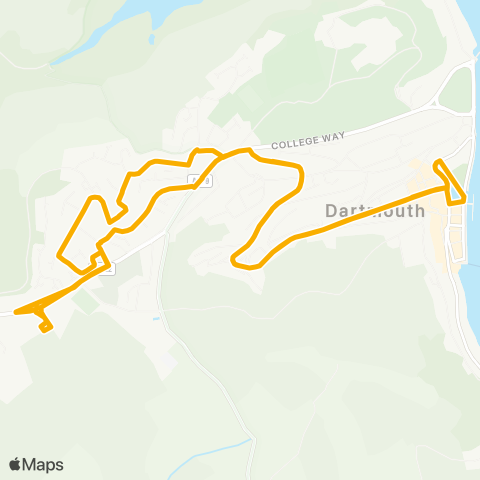 Stagecoach South West Pontoon - Pontoon map