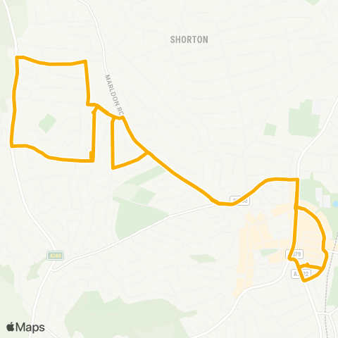 Stagecoach South West Bus Sta (Stand 2) - Bus Sta (Stand 2) map