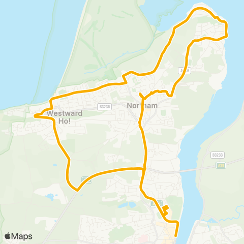 Stagecoach South West Bideford Quay (Stop C) - Morrisons map