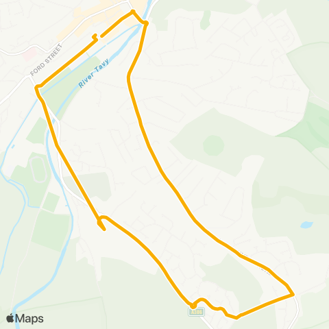 Stagecoach South West Bus Sta (Bay 1) - Bus Sta (Bay 1) map