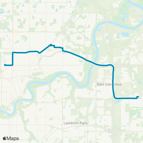 Strathcona County Transit Bethel - NAIT map