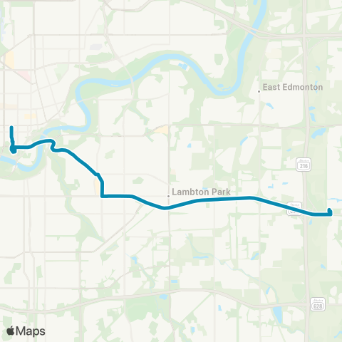 Strathcona County Transit Ordze - Government Centre map