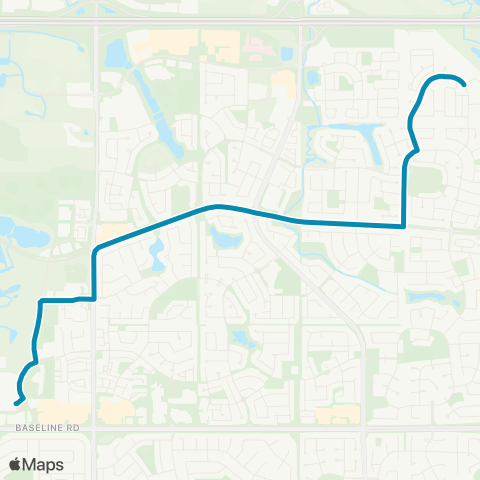 Strathcona County Transit Bethel - Summerwood map