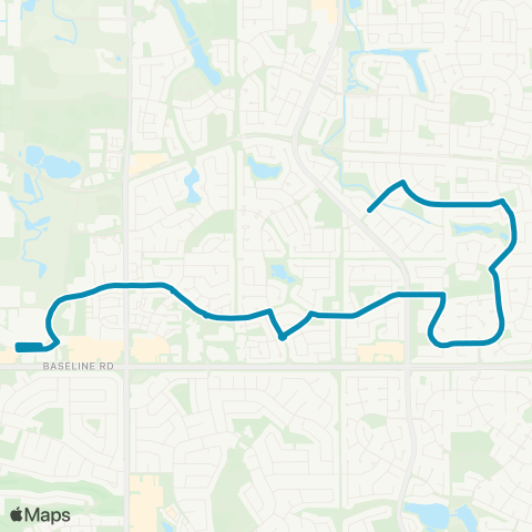 Strathcona County Transit Bethel - Clarkdale map