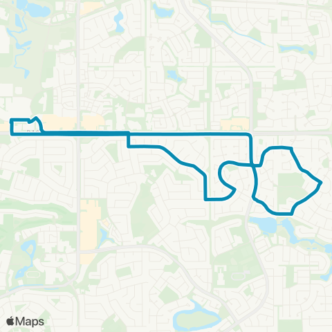 Strathcona County Transit Bethel - Heritage Hills map