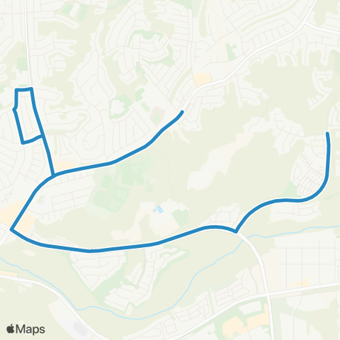 Santa Clarita Transit Arroyo Seco Jr High map