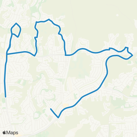 Santa Clarita Transit Saugus High map