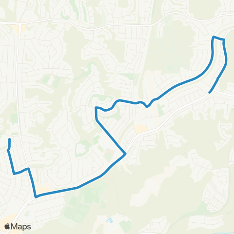 Santa Clarita Transit Arroy Seco / Saugus map