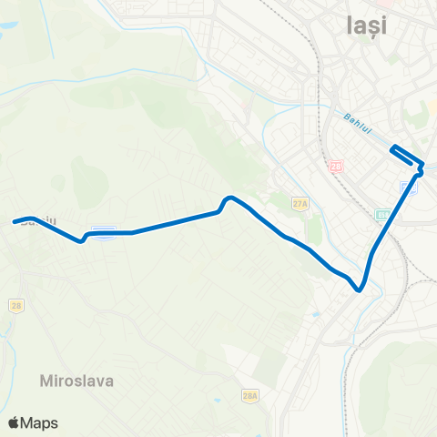 SCTP Podu Ros - Centru Miroslava map