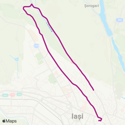 SCTP Targu Cucu - Sararie - Pod Cacaina - Albinet map