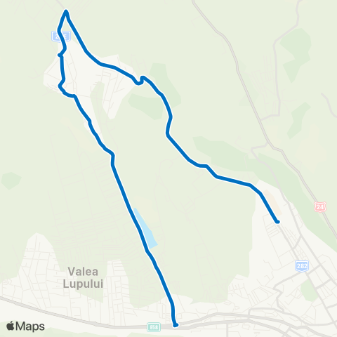 SCTP Pacurari - Rediu - Breazu - Rond Copou map