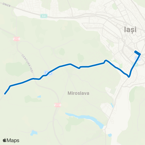 SCTP Podu Ros - Primaria Miroslava - Vorovesti map