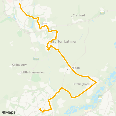 Stagecoach Midlands  map