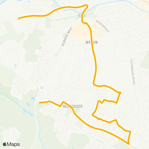 Stagecoach Midlands  map