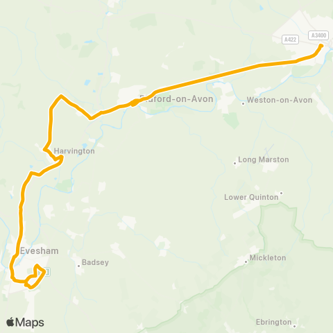 Stagecoach Midlands  map