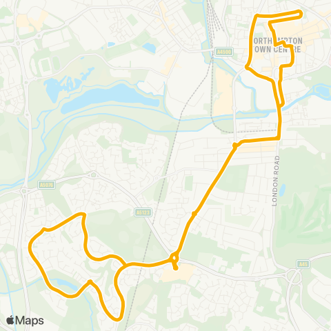 Stagecoach Midlands  map