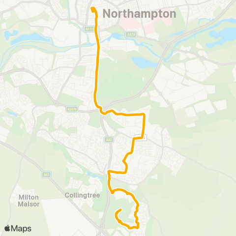 Stagecoach Midlands  map