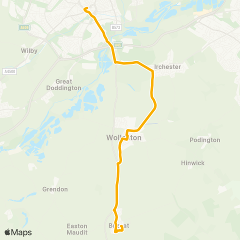 Stagecoach Midlands  map