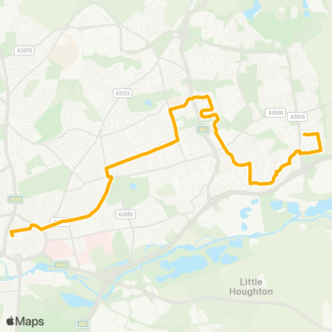 Stagecoach Midlands  map