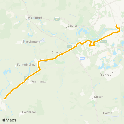 Stagecoach Midlands  map