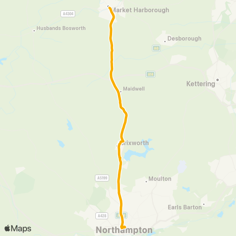 Stagecoach Midlands  map