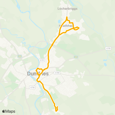 Stagecoach West Scotland Kilmarnock Bus Sta (Stance 5) - Kilmarnock Bus Sta (Stance 5) map