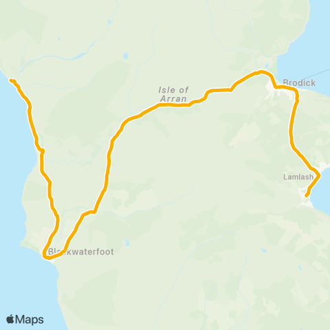 Stagecoach West Scotland Ferry Cottage - Ferry Term (Stance 6) map