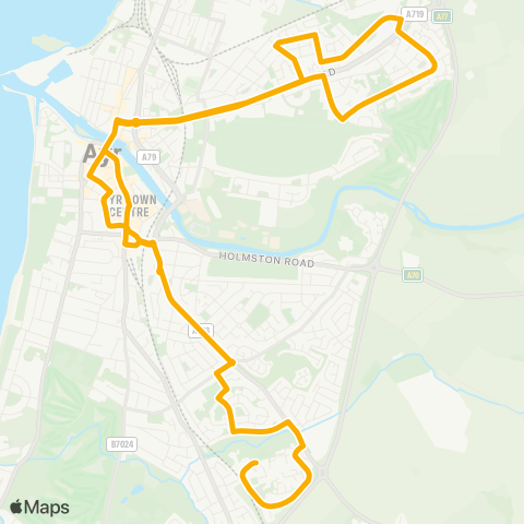 Stagecoach West Scotland Bus Sta (Stance 7) - Bus Sta (Stance 7) map