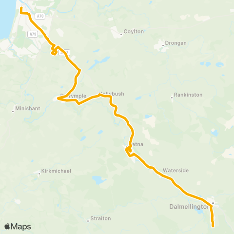 Stagecoach West Scotland Glenmount - Bus Station (Stance 7) map