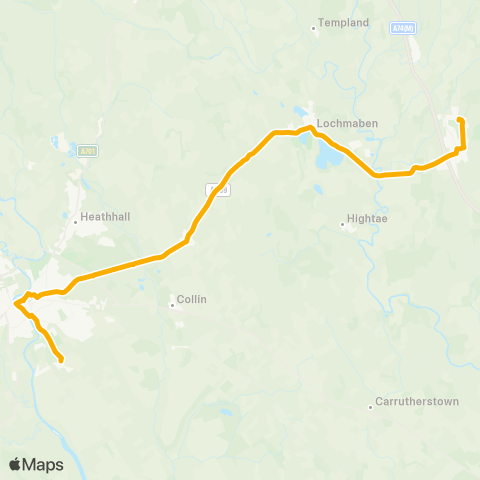 Stagecoach West Scotland Whitesands (Stance 4) - Broomhouses map