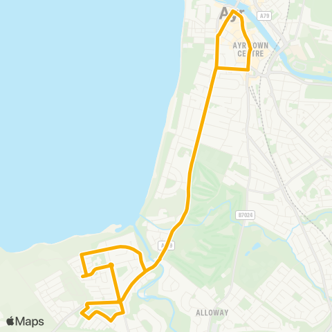 Stagecoach West Scotland Bus Sta (Stance 10) - Jubilee Dr Terminus map