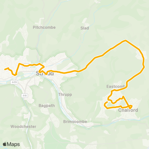 Stagecoach West  map