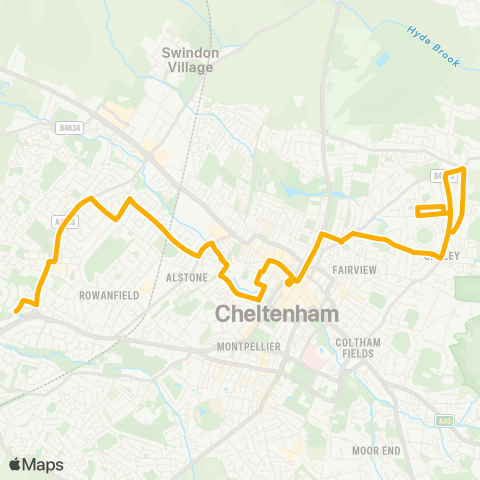 Stagecoach West  map