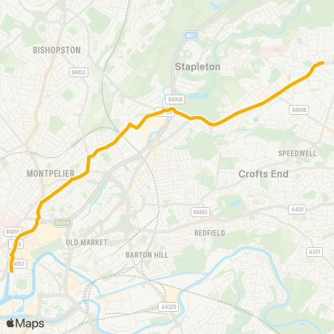 Stagecoach West  map