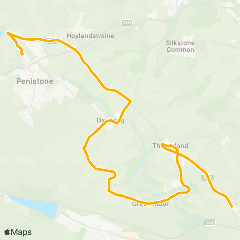 Stagecoach Yorkshire  map