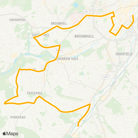 Stagecoach Yorkshire  map