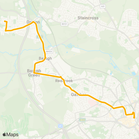 Stagecoach Yorkshire  map