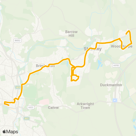 Stagecoach Yorkshire  map