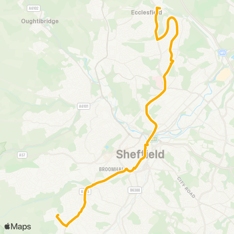 Stagecoach Yorkshire  map