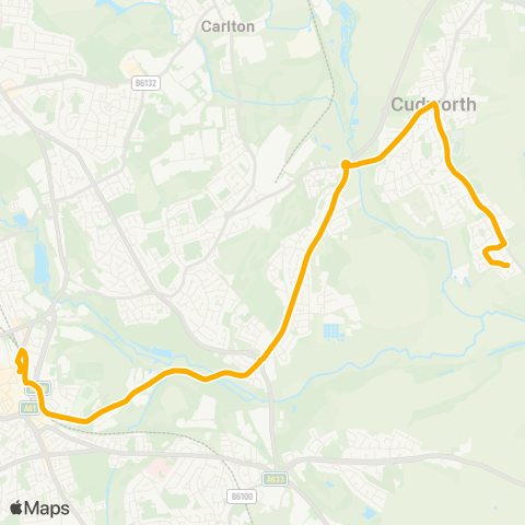 Stagecoach Yorkshire  map