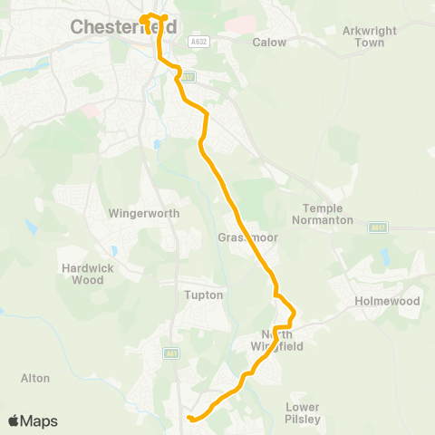 Stagecoach Yorkshire  map