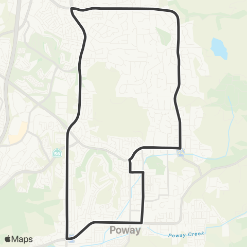 MTS Poway HS CC Loop map