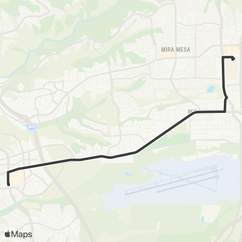 MTS UTC - Mira Mesa map