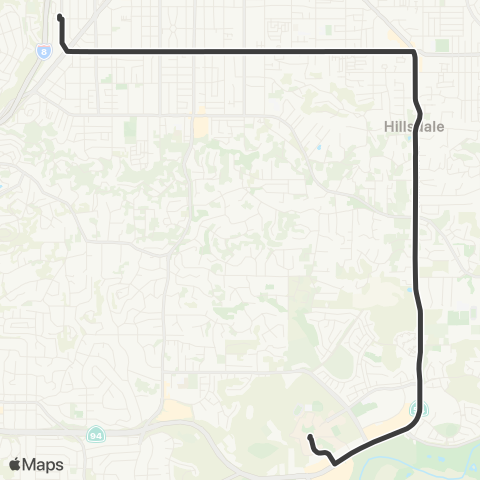 MTS El Cajon TC - Cuyamaca College map